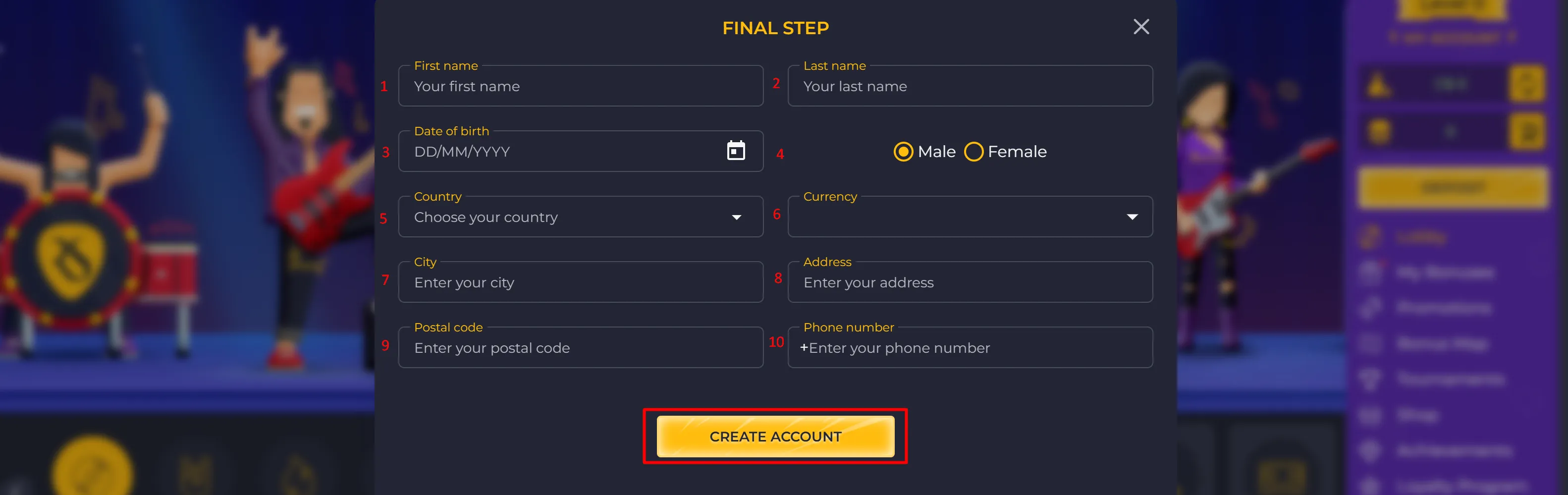 Step 3 Personal Information